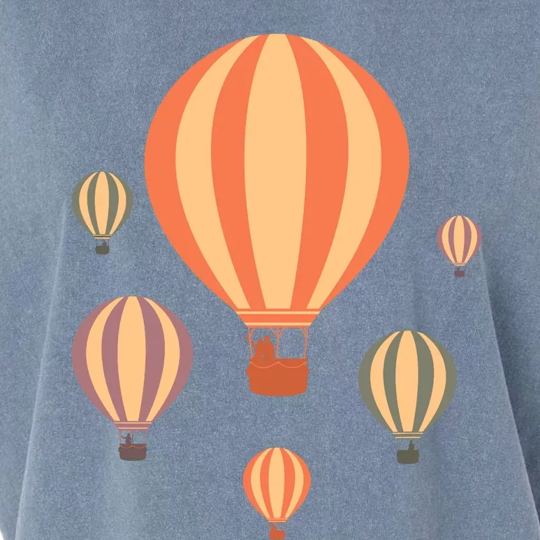 Cute Hot Air Balloons | Balloon Sky Garment-Dyed Women's Muscle Tee