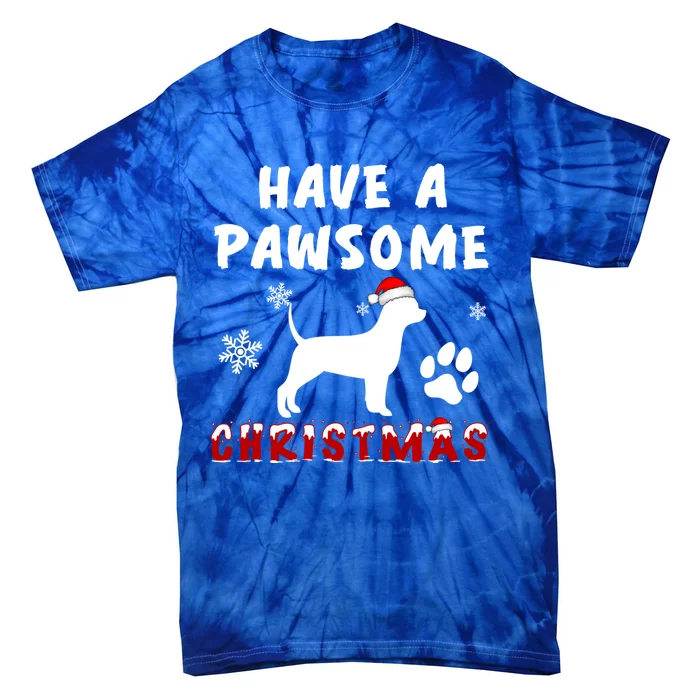 Chihuahua Have A Pawsome Christmas Gift Tie-Dye T-Shirt