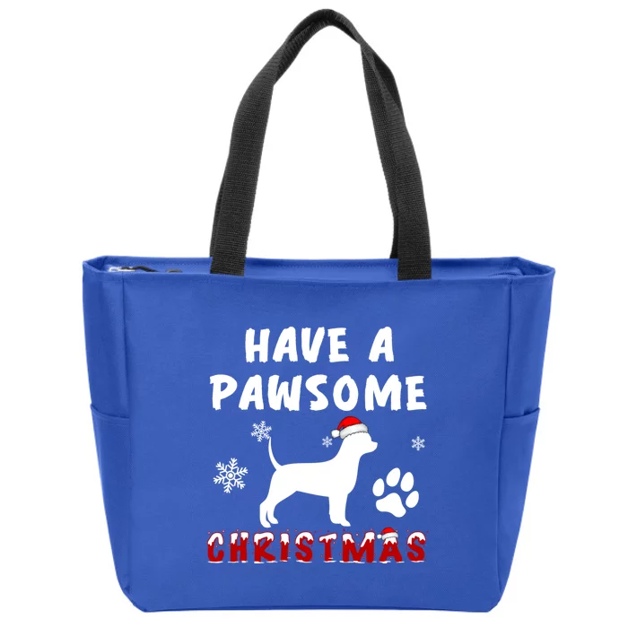 Chihuahua Have A Pawsome Christmas Gift Zip Tote Bag