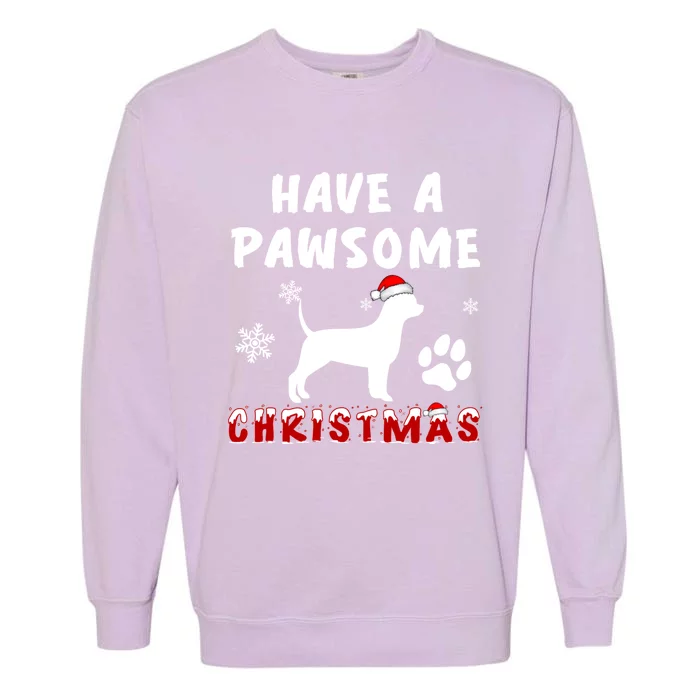 Chihuahua Have A Pawsome Christmas Gift Garment-Dyed Sweatshirt