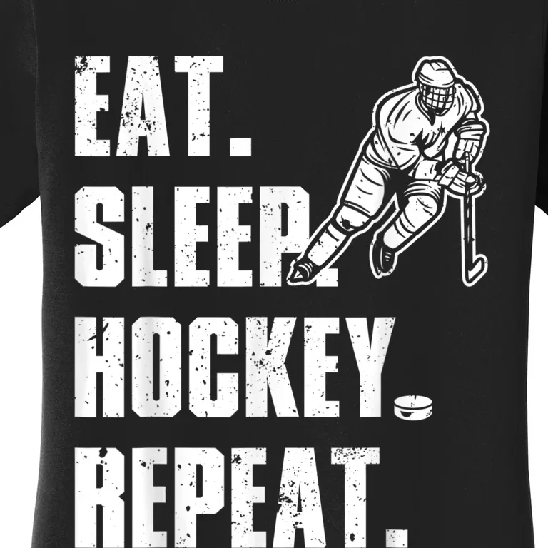 Cool Hockey Art For Men Women Ice Hockey Lover Goalie Player Women's T-Shirt