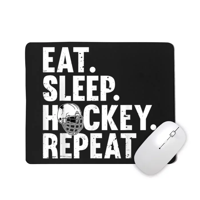 Cool Hockey Art For Men Women Ice Hockey Lover Goalie Player Mousepad