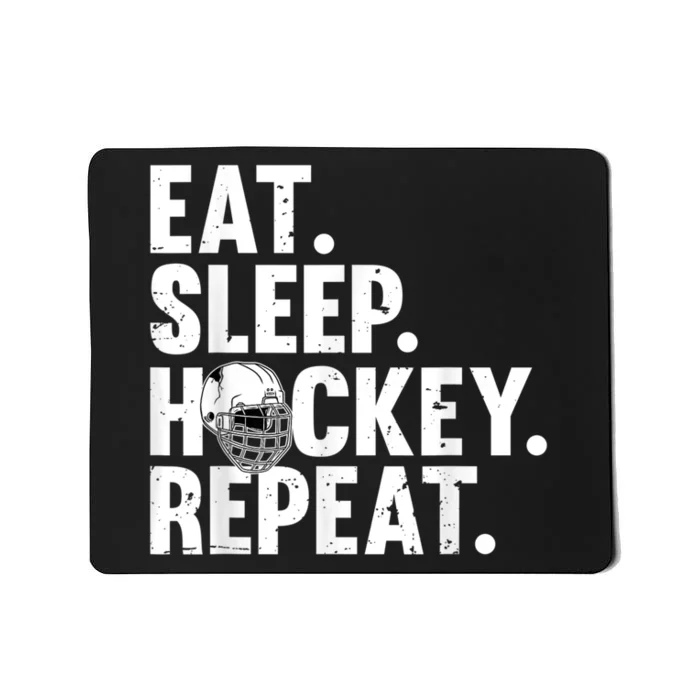 Cool Hockey Art For Men Women Ice Hockey Lover Goalie Player Mousepad