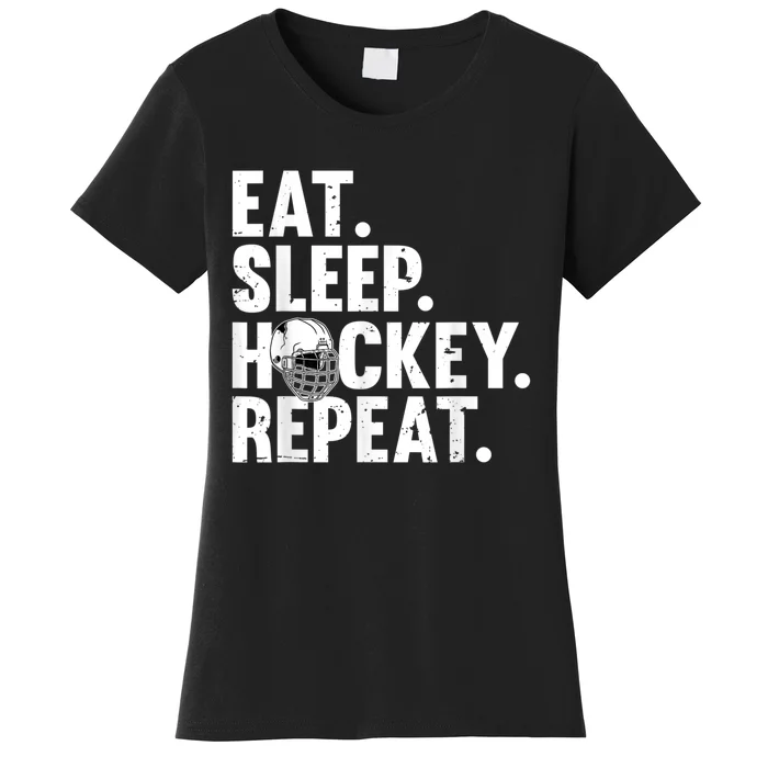 Cool Hockey Art For Men Women Ice Hockey Lover Goalie Player Women's T-Shirt