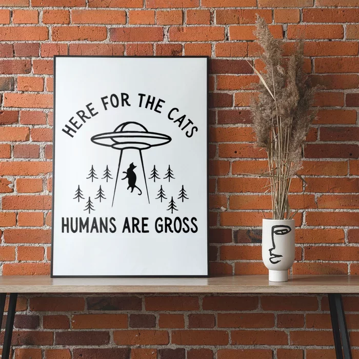 Cats Humans Are Gross Humor Poster