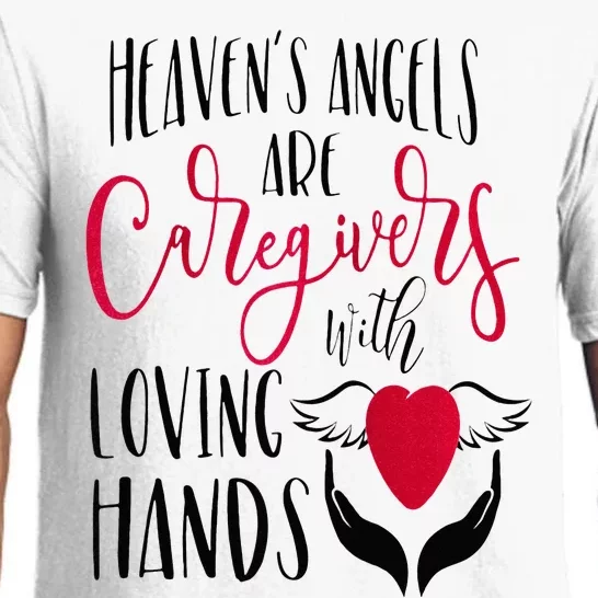 Caregivers Heavens Angels Raglan Baseball Pajama Set