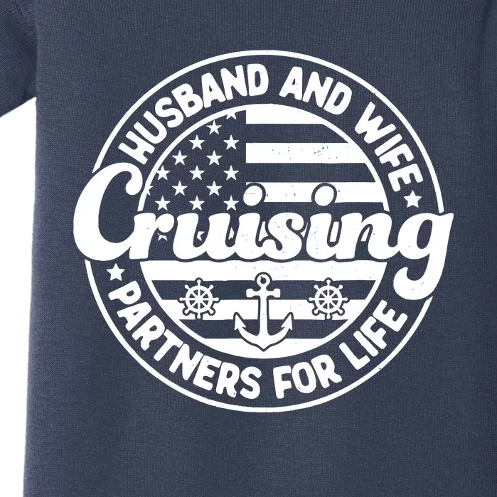 Cruising Husband And Wife Cruise Partners For Life Matching Baby Bodysuit