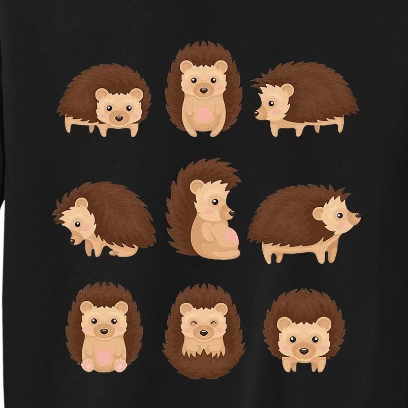 Cute Hedgehog Animal Forest Nature Hedgehog Sweatshirt