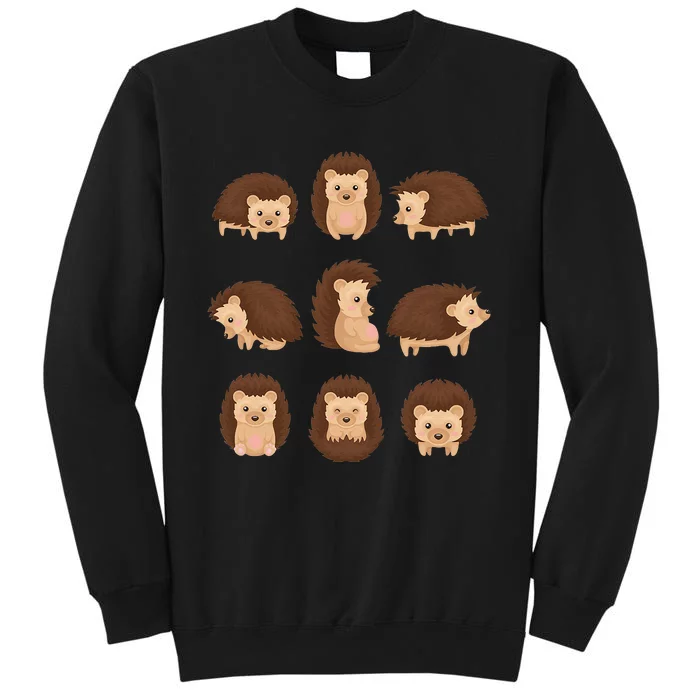 Cute Hedgehog Animal Forest Nature Hedgehog Sweatshirt