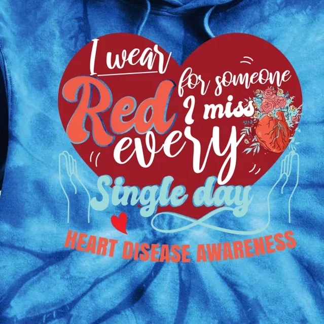 Congenital Heart Awareness Month Heart Disease Awareness Gift Tie Dye Hoodie