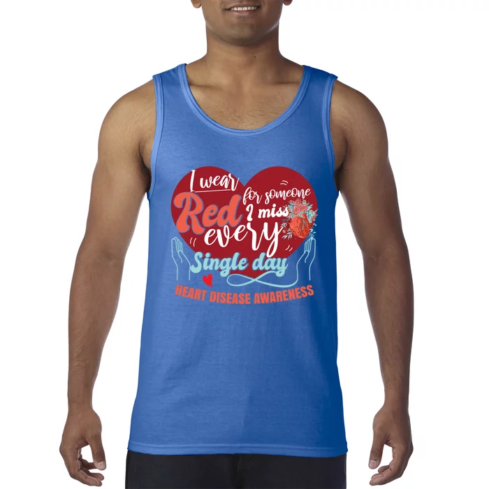 Congenital Heart Awareness Month Heart Disease Awareness Gift Tank Top