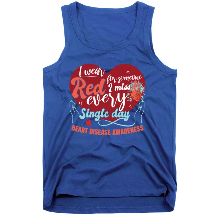 Congenital Heart Awareness Month Heart Disease Awareness Gift Tank Top