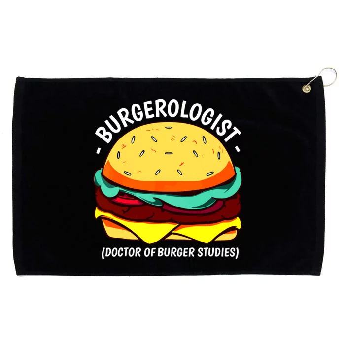 Cool Hamburger Art Minimalist Burger Cheeseburger Grommeted Golf Towel