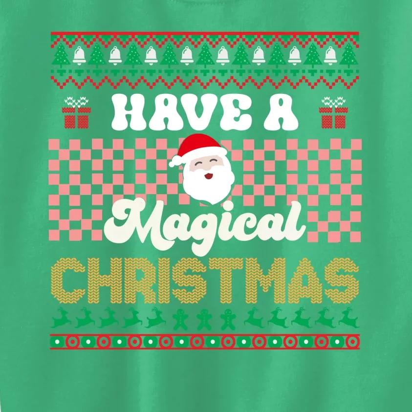 Cool Have A Magical Christmas Kids Sweatshirt