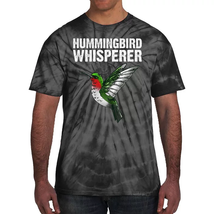 Cute Hummingbird Art Bird Watcher Bird Lover Tie-Dye T-Shirt