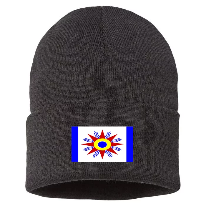 Chaldean Flag Sustainable Knit Beanie