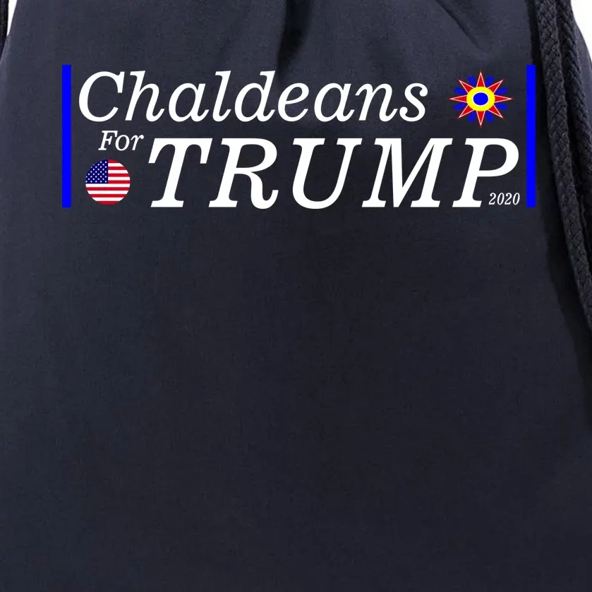 Chaldeans For Trump Drawstring Bag