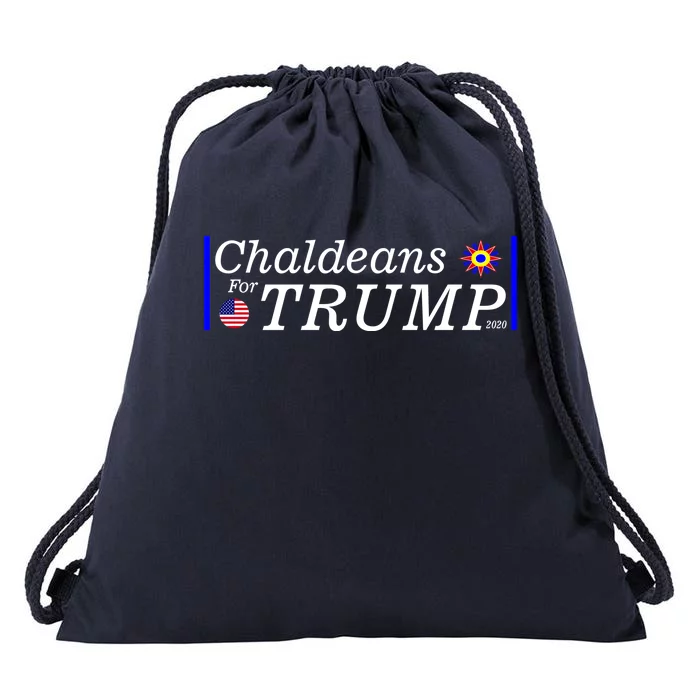 Chaldeans For Trump Drawstring Bag