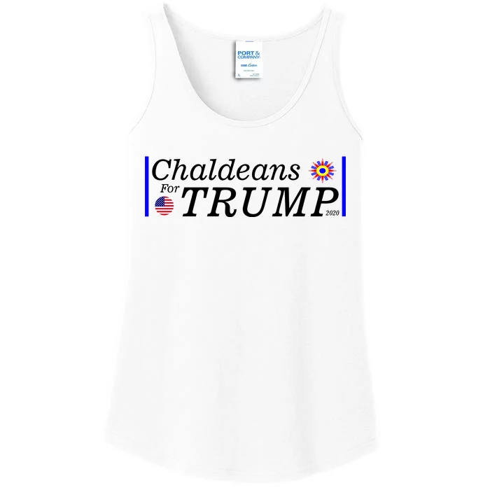 Chaldeans For Trump Ladies Essential Tank