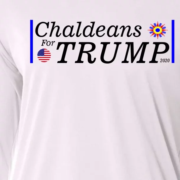 Chaldeans For Trump Cooling Performance Long Sleeve Crew