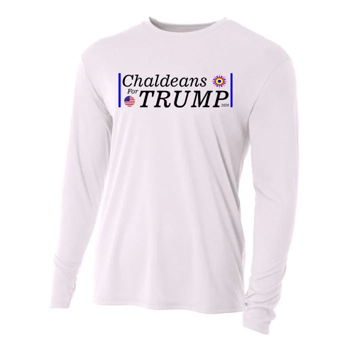 Chaldeans For Trump Cooling Performance Long Sleeve Crew