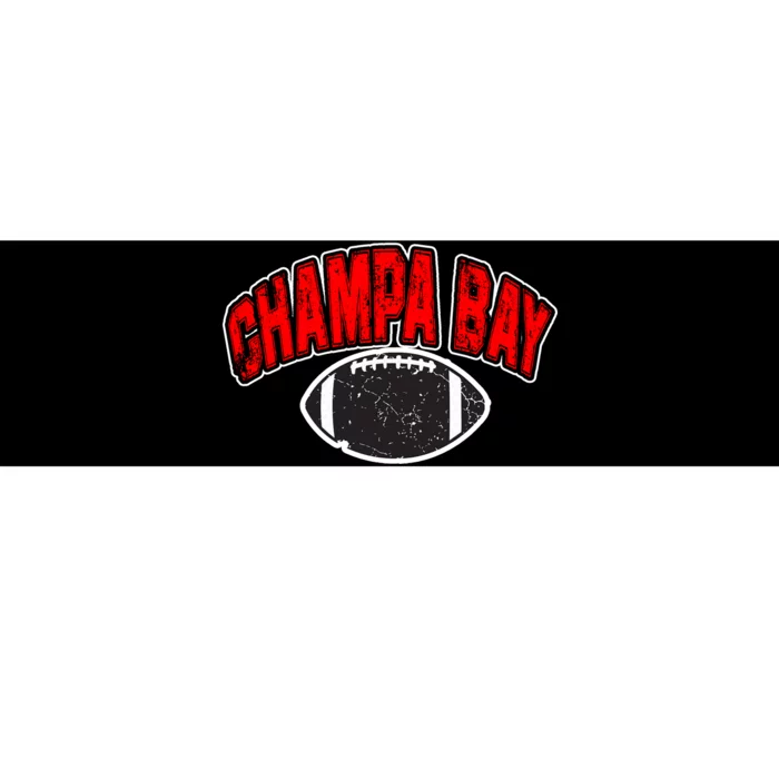 Champa Bay Football Bumper Sticker