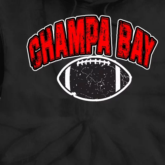 Champa Bay Football Tie Dye Hoodie