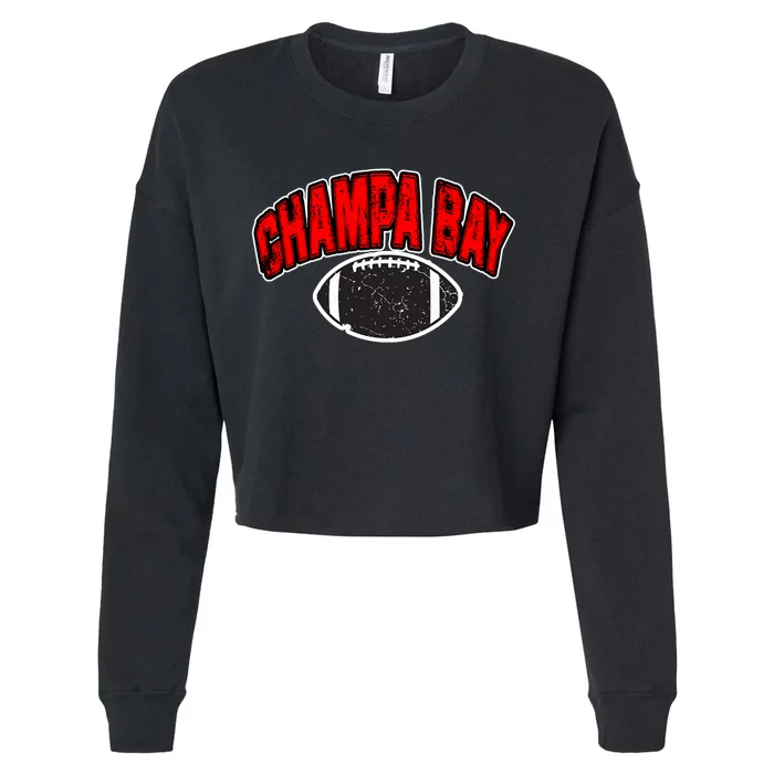 Champa Bay Football Cropped Pullover Crew