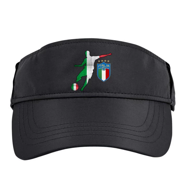 Champions Italy Jersey Italia Soccer Fan 2021 Adult Drive Performance Visor