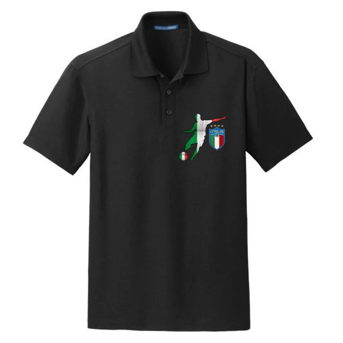 Champions Italy Jersey Italia Soccer Fan 2021 Dry Zone Grid Performance Polo