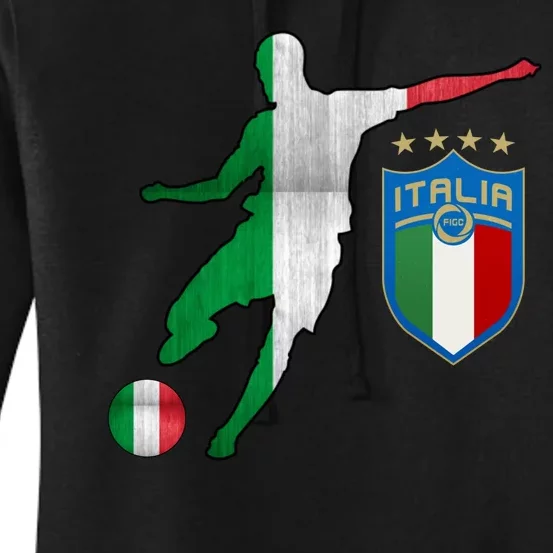 Champions Italy Jersey Italia Soccer Fan 2021 Women's Pullover Hoodie