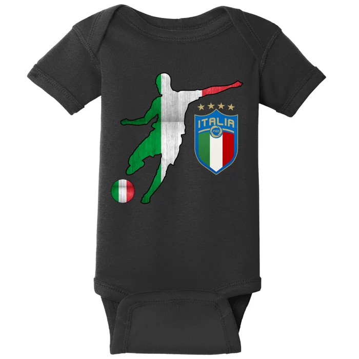 Champions Italy Jersey Italia Soccer Fan 2021 Baby Bodysuit