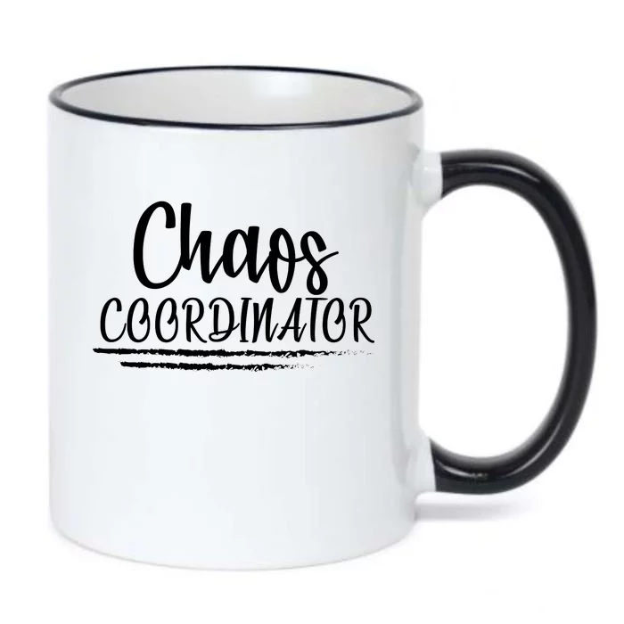 Chaos Coordinator Black Color Changing Mug