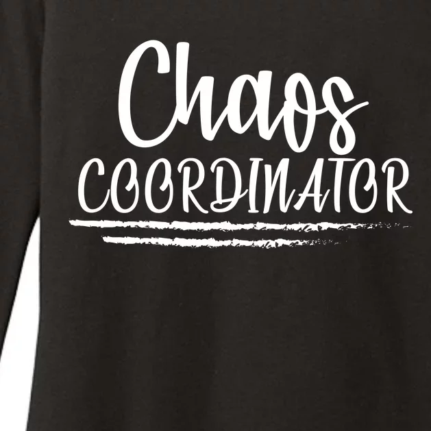 Chaos Coordinator Womens CVC Long Sleeve Shirt