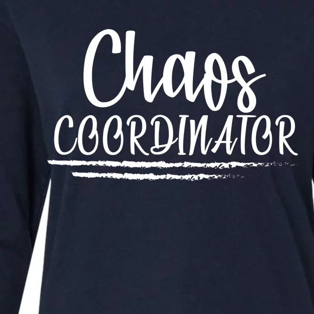 Chaos Coordinator Womens Cotton Relaxed Long Sleeve T-Shirt