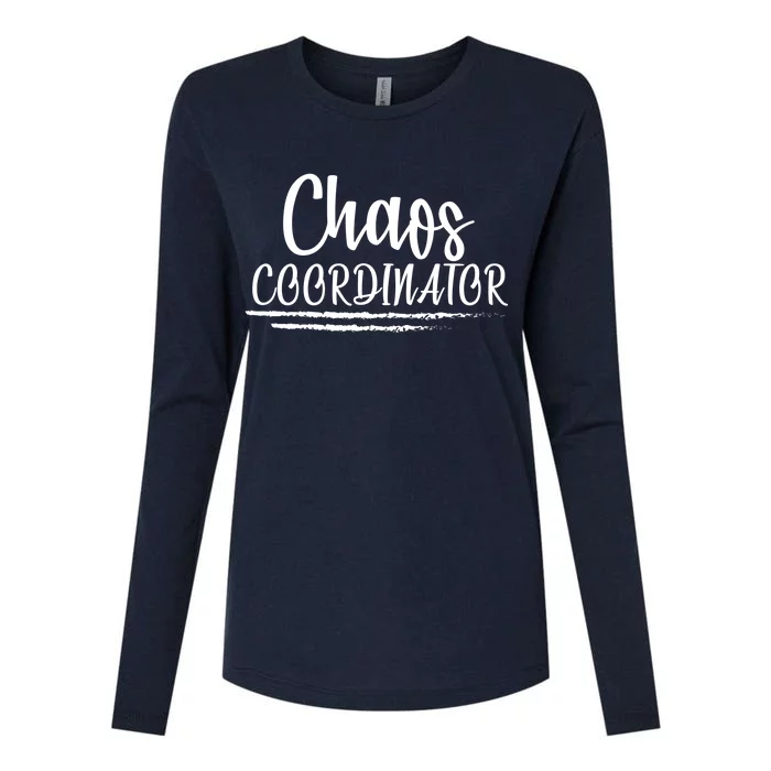 Chaos Coordinator Womens Cotton Relaxed Long Sleeve T-Shirt