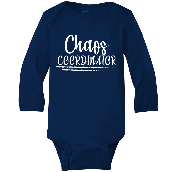 Chaos Coordinator Baby Long Sleeve Bodysuit