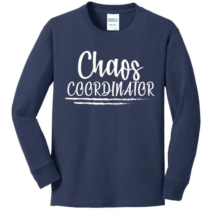 Chaos Coordinator Kids Long Sleeve Shirt