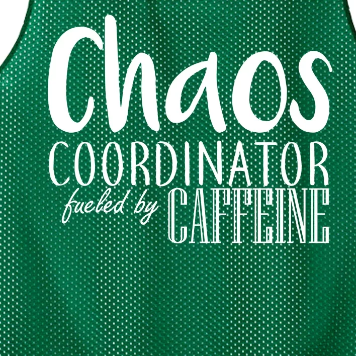 Chaos Coordinator Fueled By Caffeine Mesh Reversible Basketball Jersey Tank