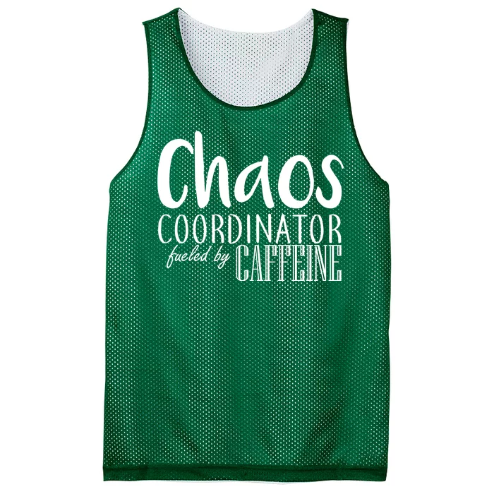 Chaos Coordinator Fueled By Caffeine Mesh Reversible Basketball Jersey Tank