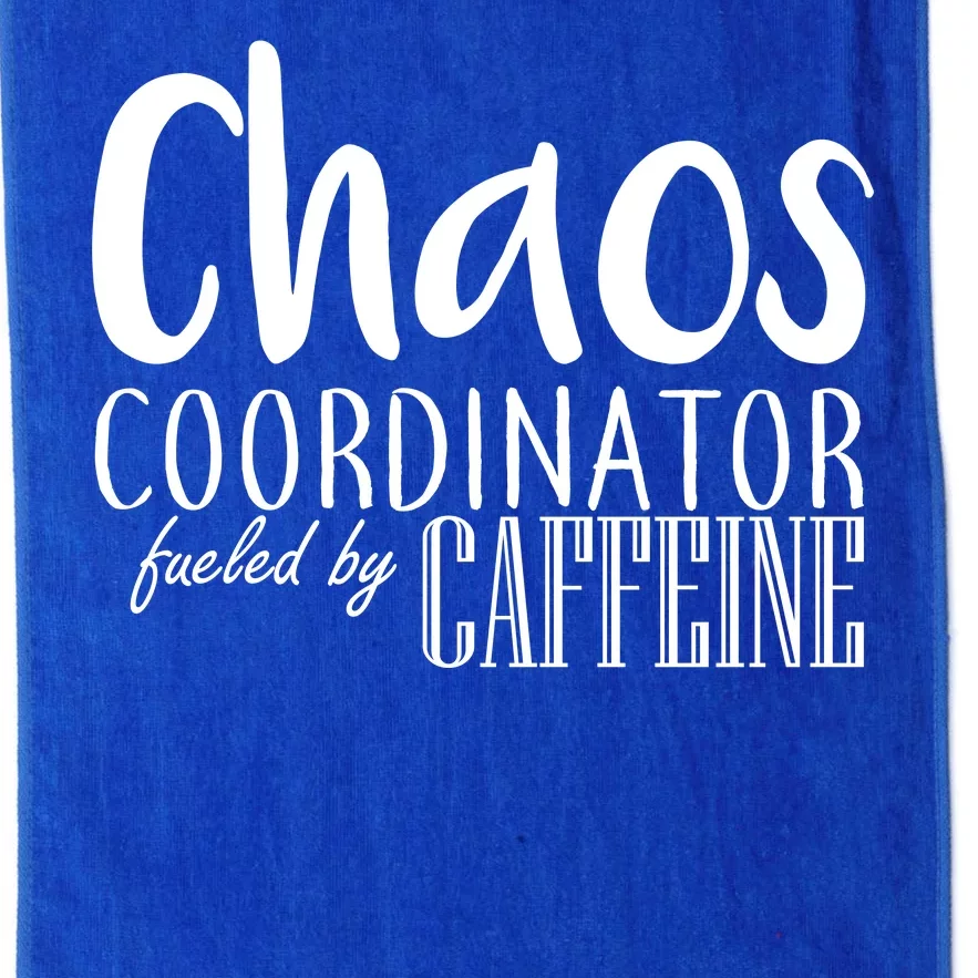 Chaos Coordinator Fueled By Caffeine Platinum Collection Golf Towel