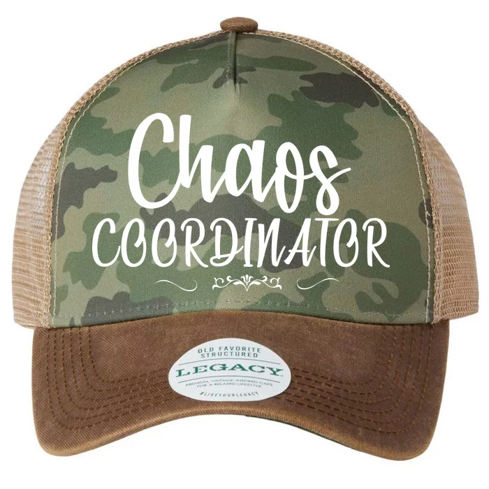 Chaos Coordinator Logo Legacy Tie Dye Trucker Hat