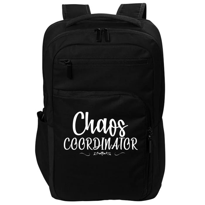 Chaos Coordinator Logo Impact Tech Backpack