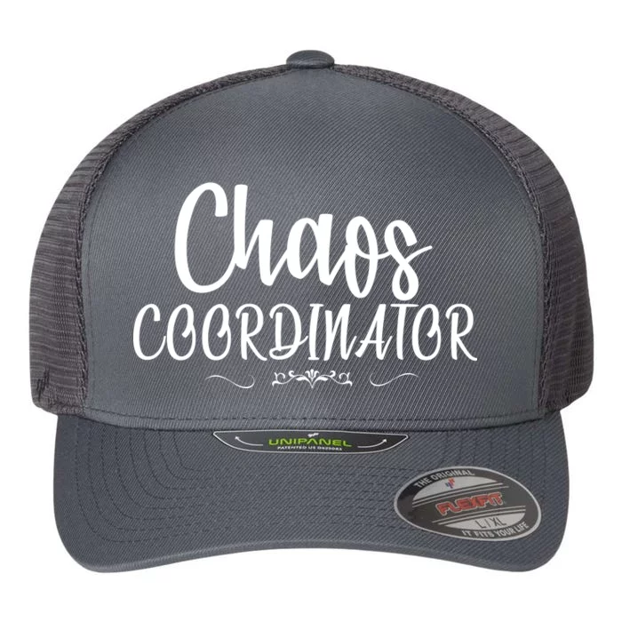 Chaos Coordinator Logo Flexfit Unipanel Trucker Cap