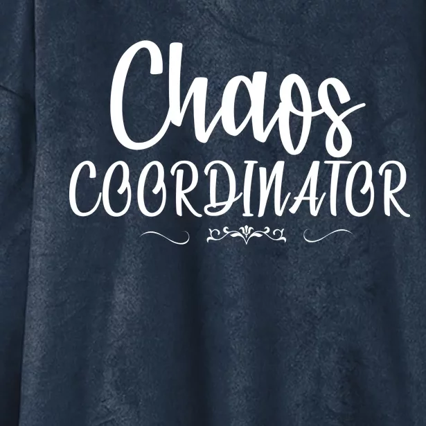 Chaos Coordinator Logo Hooded Wearable Blanket