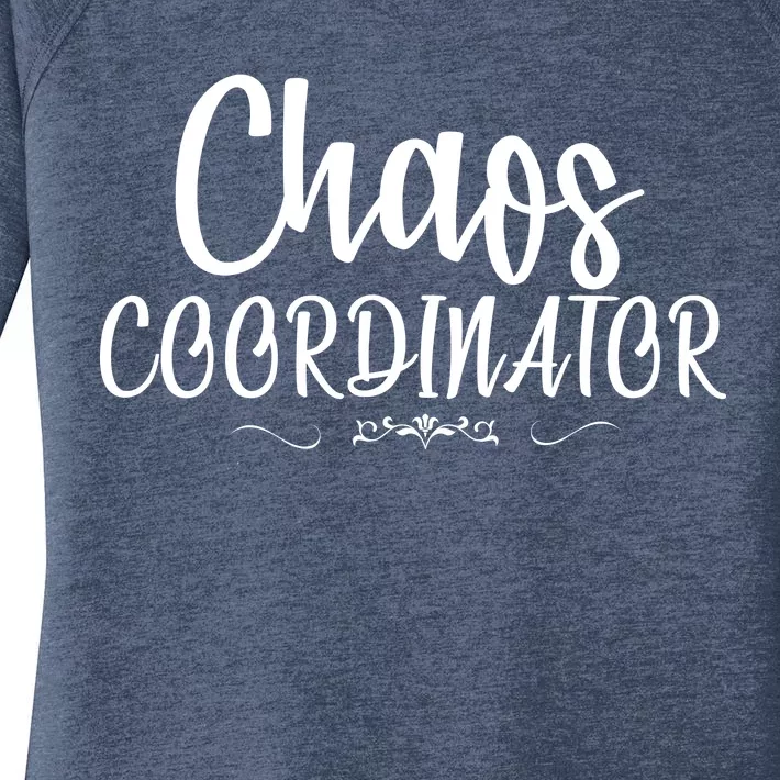 Chaos Coordinator Logo Women's Perfect Tri Tunic Long Sleeve Shirt