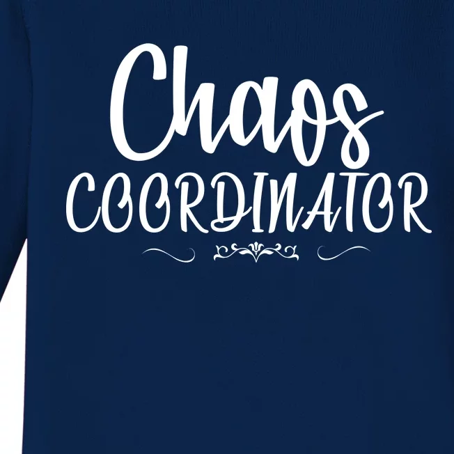 Chaos Coordinator Logo Baby Long Sleeve Bodysuit