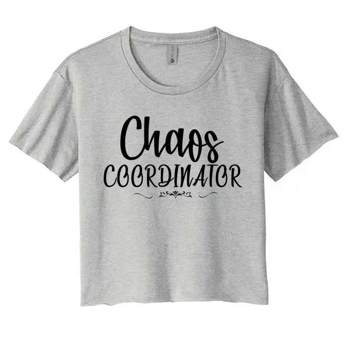 Chaos Coordinator Logo Women's Crop Top Tee