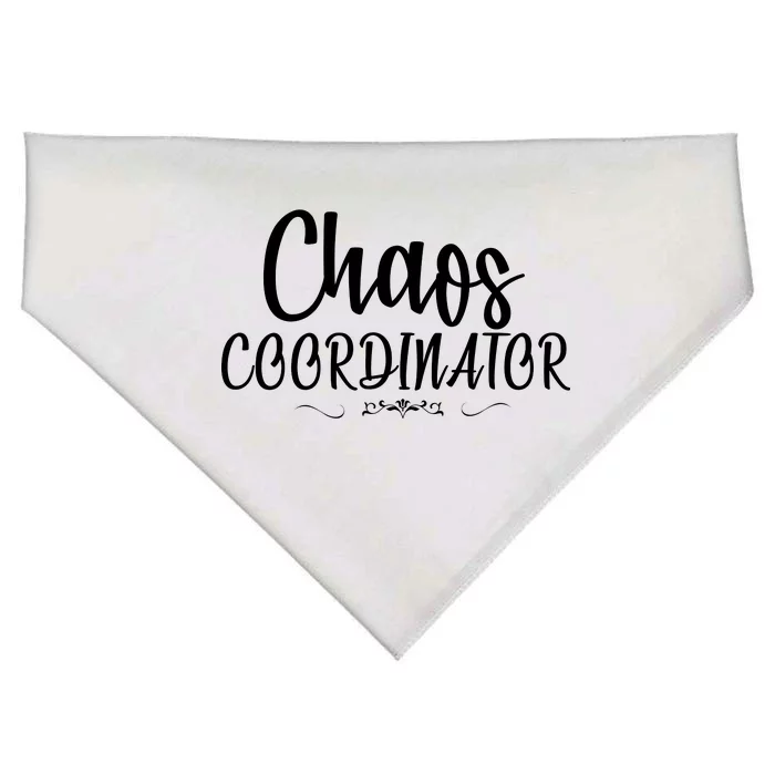 Chaos Coordinator Logo USA-Made Doggie Bandana