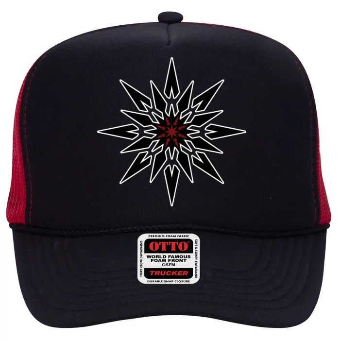 Chaos Star High Crown Mesh Trucker Hat